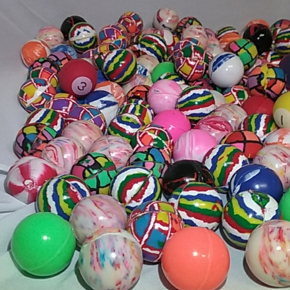 242 RUBBER MINI BALLS - Picture 4 of 8